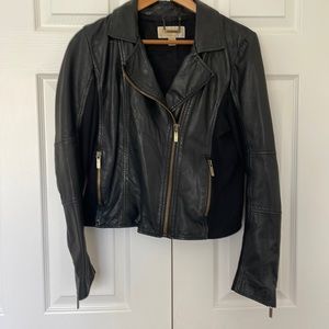 Micheal Kors black leather jacket